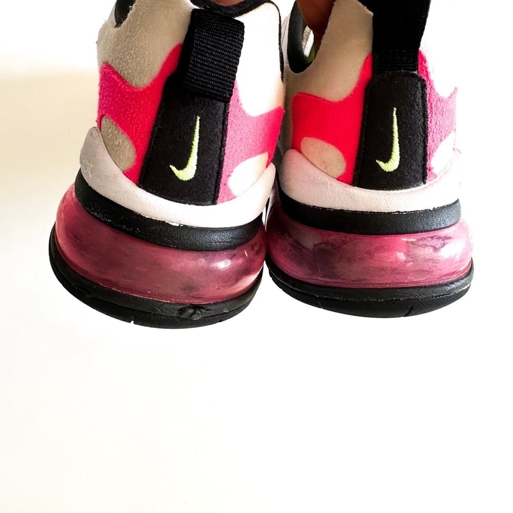 Neon Pink & Green Nike Air70 React Sneakers 7.5 - Picture 5 of 12